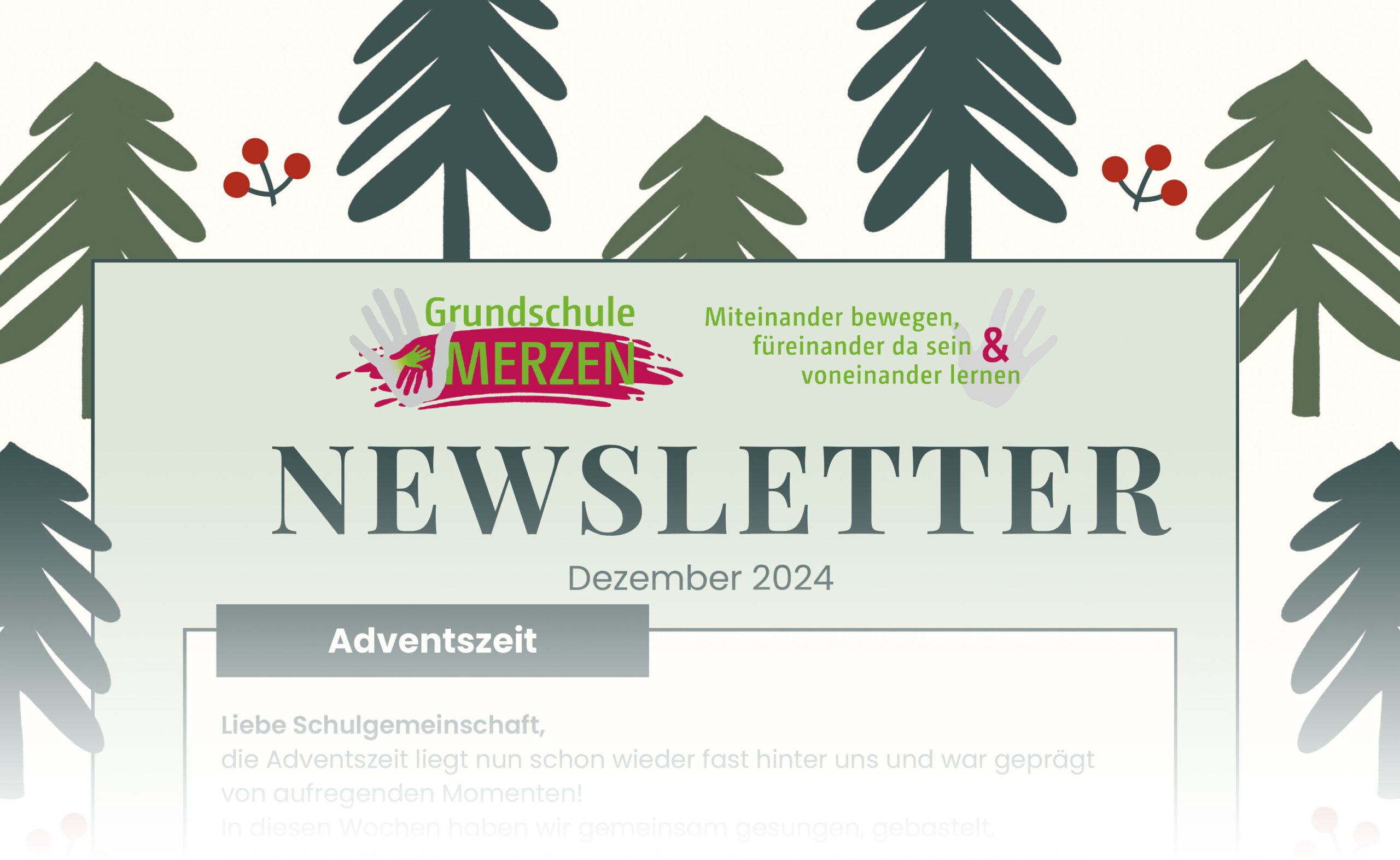 Grundschule Merzen – Newsletter Weihnachten 2024